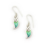 Spiritual Silver Enamel Earrings EE273