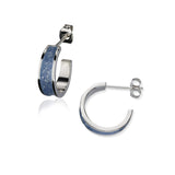 Simply Stylish Enamel Hoop Earrings EE652