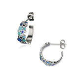 Dröfn Enamel Hoop Earrings EE653