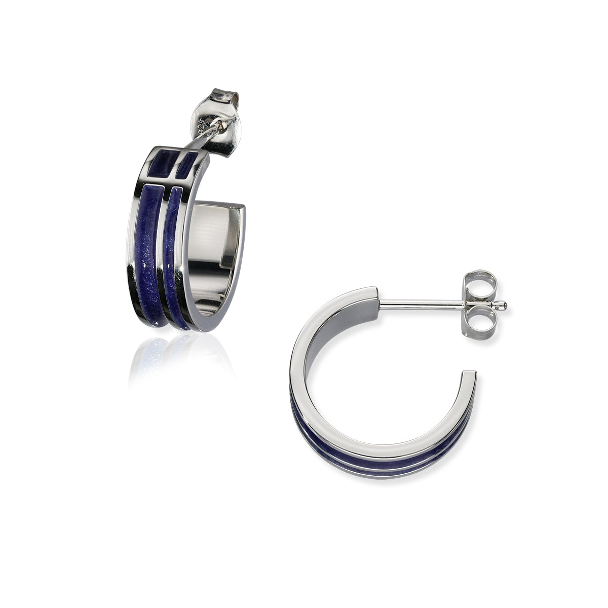 Enamel Hoop Earrings EE654