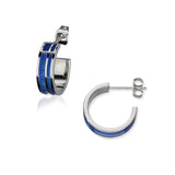 Enamel Hoop Earrings EE654