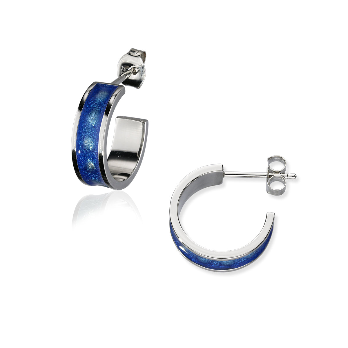 Enamel Hoop Earrings EE655