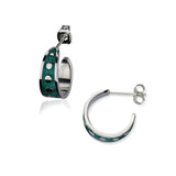 Enamel Hoop Earrings EE657