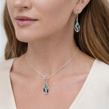 Northern Lights Enamel Drop Earrings EE660