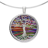 Tree of Life Large Glass Pendant GP8