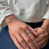 William Morris Teardrop Ring R568