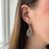 William Morris Teardrop Drop Earrings E2401