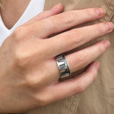 Standing Stones Silver Ring R566