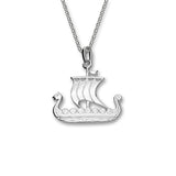 Orkney Traditional Longship Pendant P124