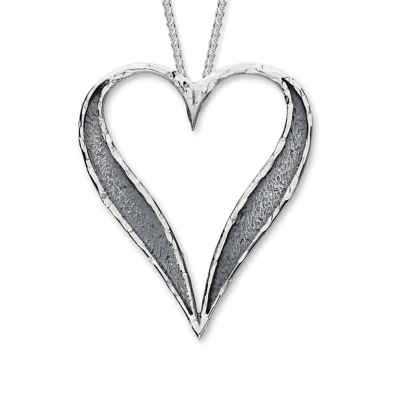 Astin Sterling Silver Heart Pendant P1474