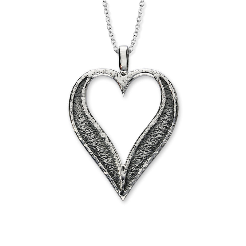 Astin Sterling Silver Small Heart Pendant P1492