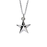 Sterling Silver Star Pendant P1643