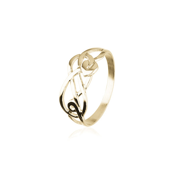Art Nouveau Silver Ring R100