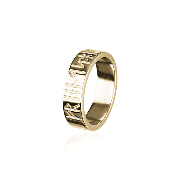 Runic Silver Ring R262