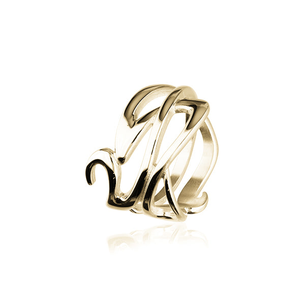 Art Nouveau Silver Ring R307