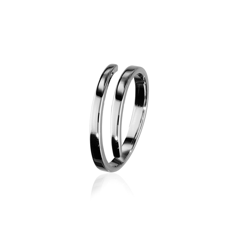 Simply Stylish Silver Ring R391