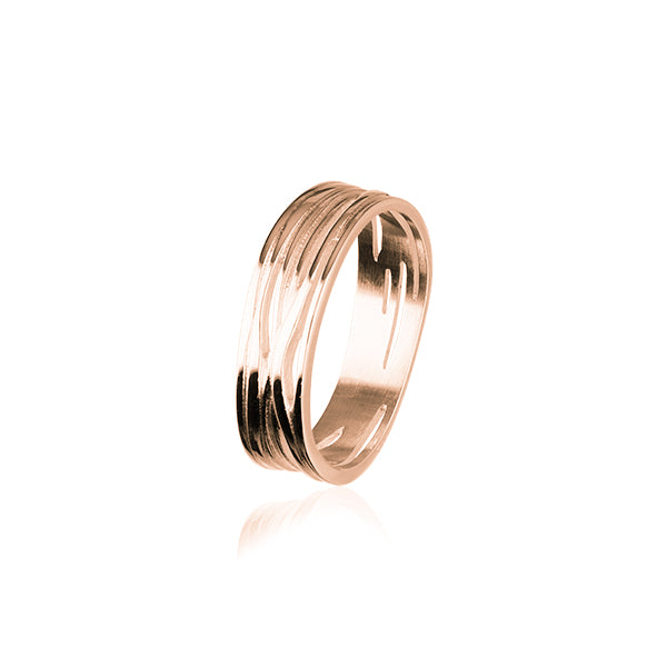 Twiggy Silver Ring R394