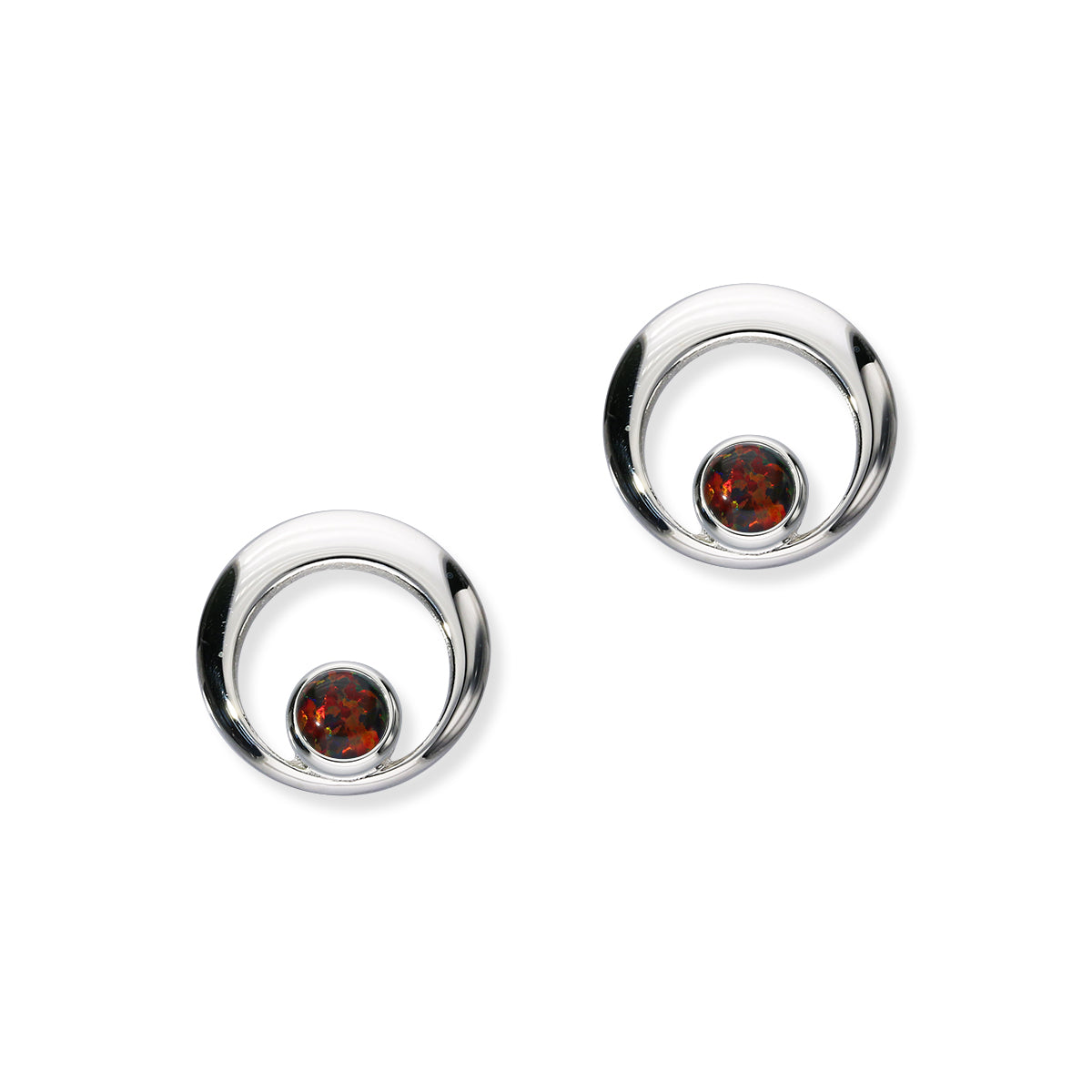 Harlequin Silver Earrings SE360