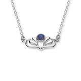 Art Nouveau Silver Necklet SN78 Opal Triplet