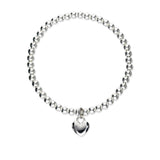 Hearts Silver Stretch Bracelet SSBL02