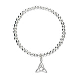 Celtic Generations Silver Stretch Bracelet SSBL08