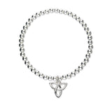 Celtic Generations Silver Stretch Bracelet SSBL09
