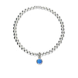 Harlequin Silver Stretch Bracelet SSBL11