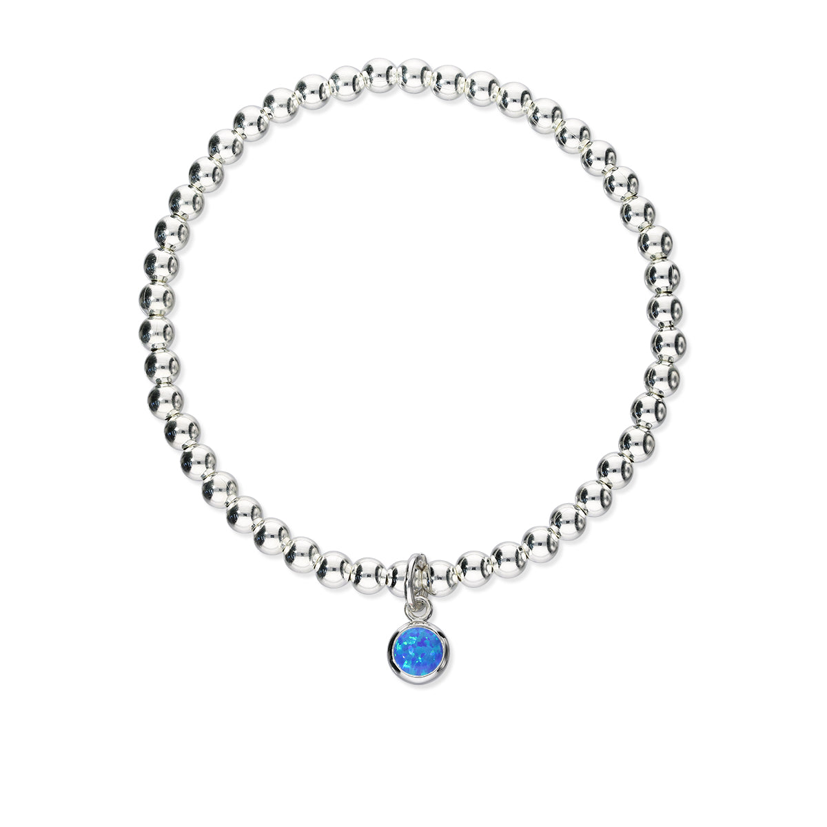 Harlequin Silver Stretch Bracelet SSBL11