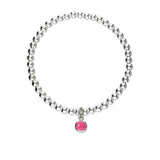 Harlequin Silver Stretch Bracelet SSBL11
