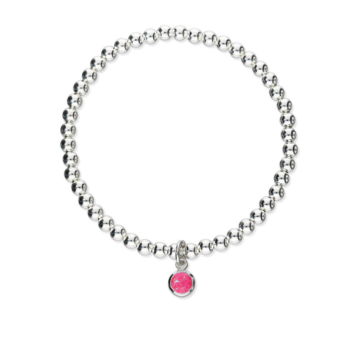 Harlequin Silver Stretch Bracelet SSBL11