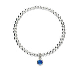 Harlequin Silver Stretch Bracelet SSBL11