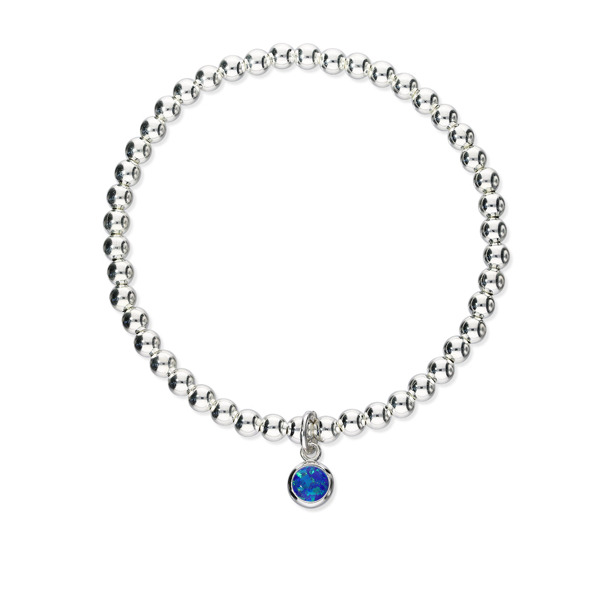 Harlequin Silver Stretch Bracelet SSBL11