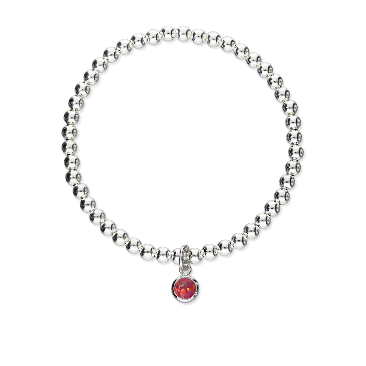 Harlequin Silver Stretch Bracelet SSBL11