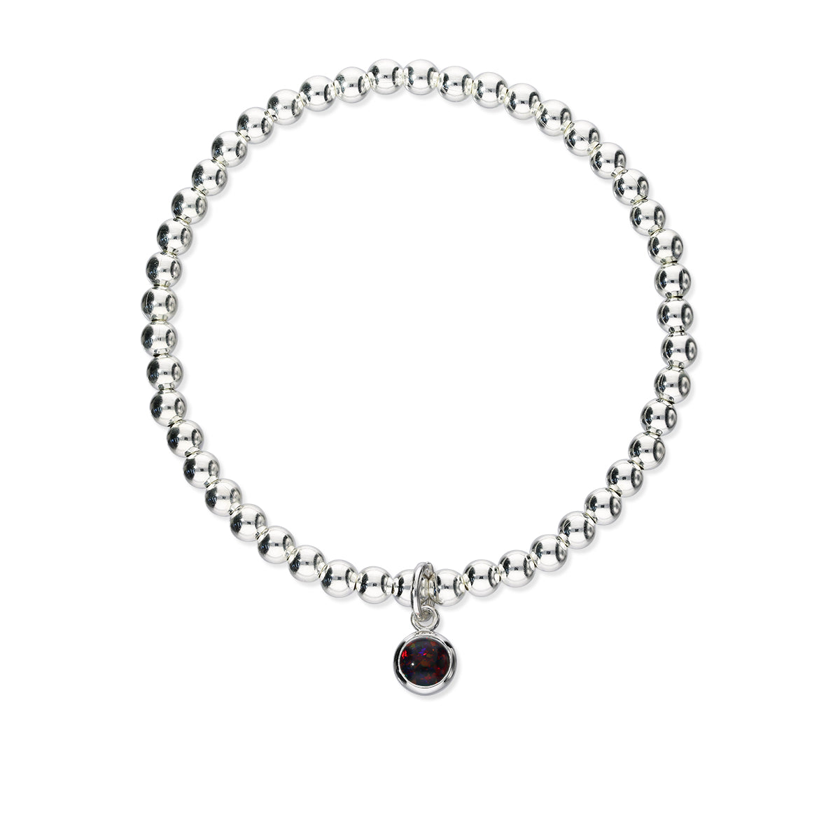 Harlequin Silver Stretch Bracelet SSBL11