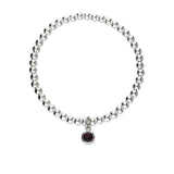 Harlequin Silver Stretch Bracelet SSBL11