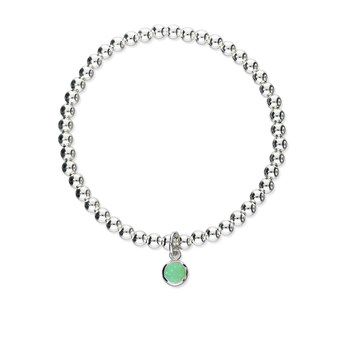 Harlequin Silver Stretch Bracelet SSBL11