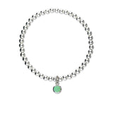Harlequin Silver Stretch Bracelet SSBL11