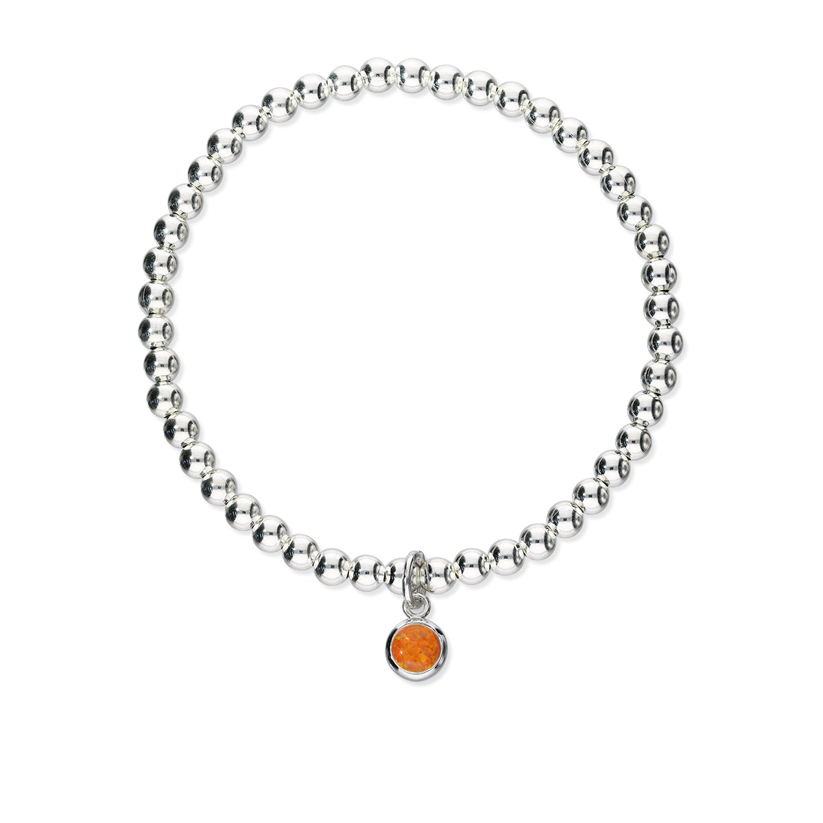 Harlequin Silver Stretch Bracelet SSBL11