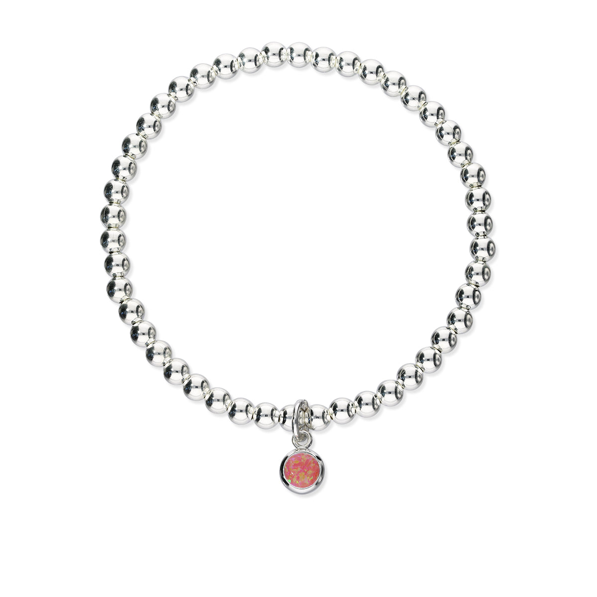 Harlequin Silver Stretch Bracelet SSBL11