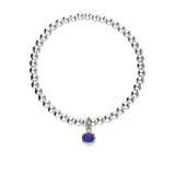 Harlequin Silver Stretch Bracelet SSBL11