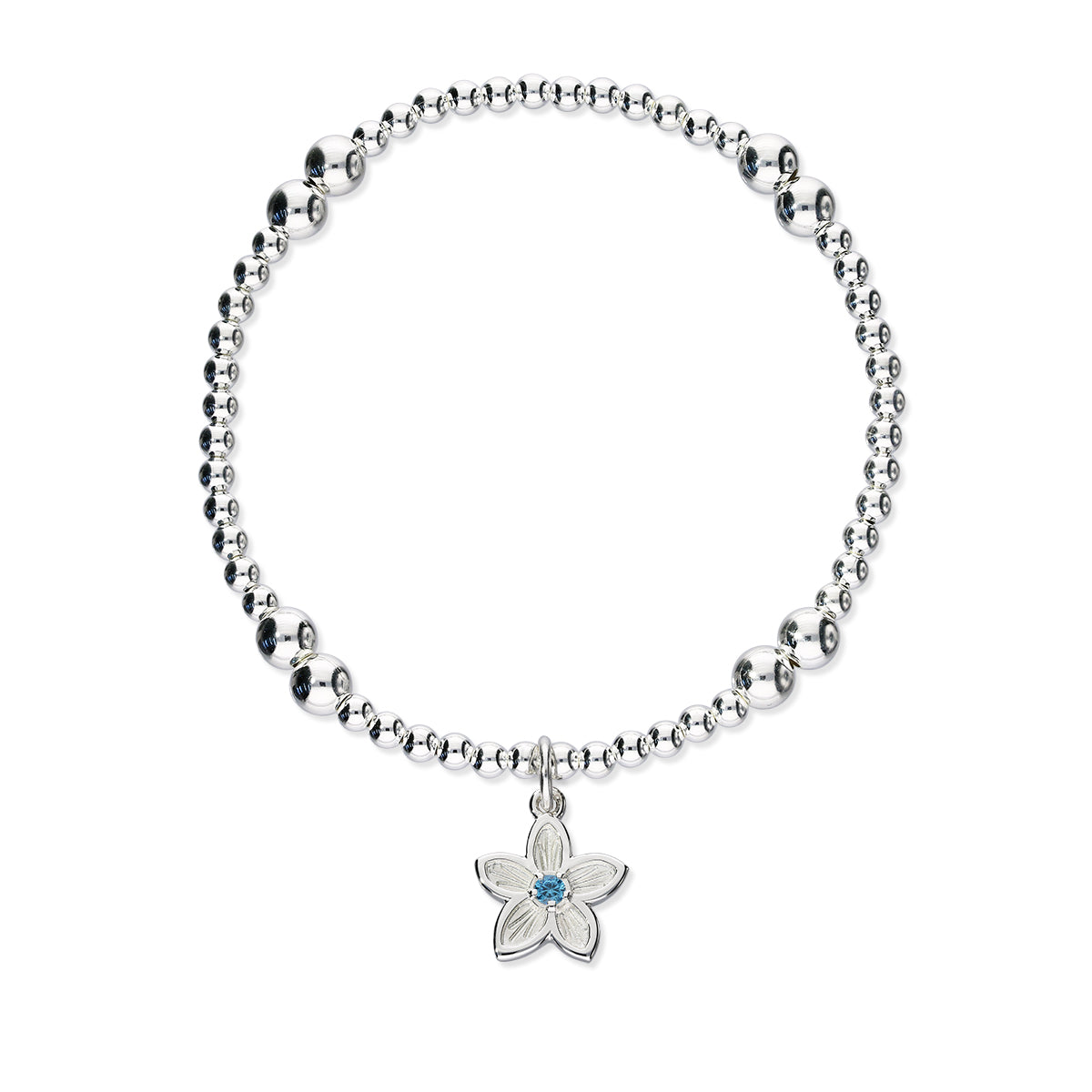 Happy Valley Silver Stretch Bracelet SSBL12