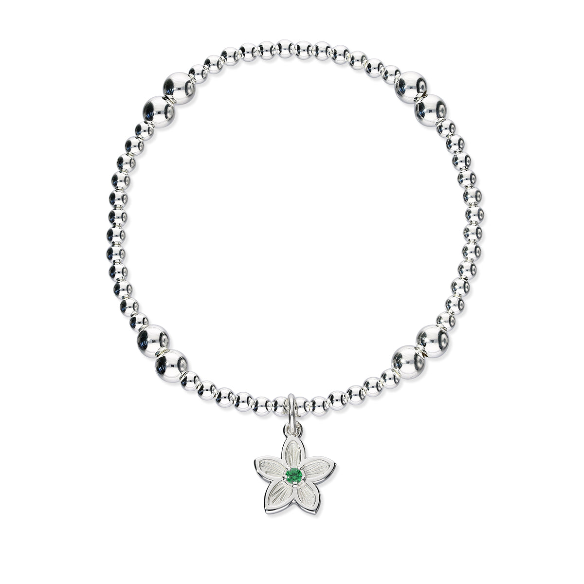 Happy Valley Silver Stretch Bracelet SSBL12