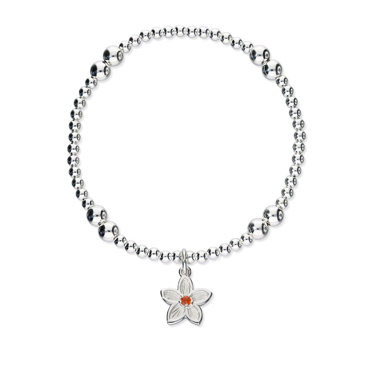 Happy Valley Silver Stretch Bracelet SSBL12