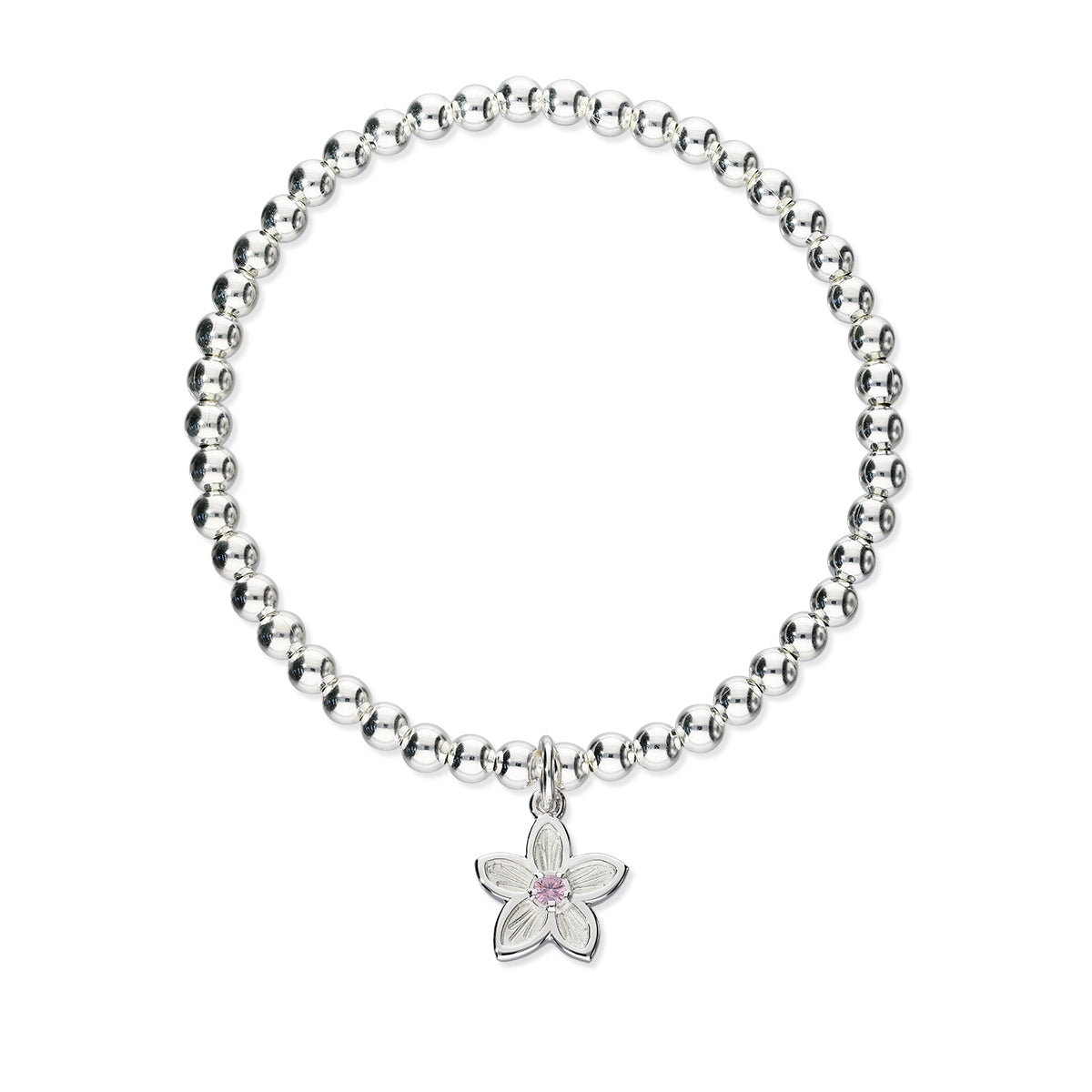 Happy Valley Silver Stretch Bracelet SSBL12