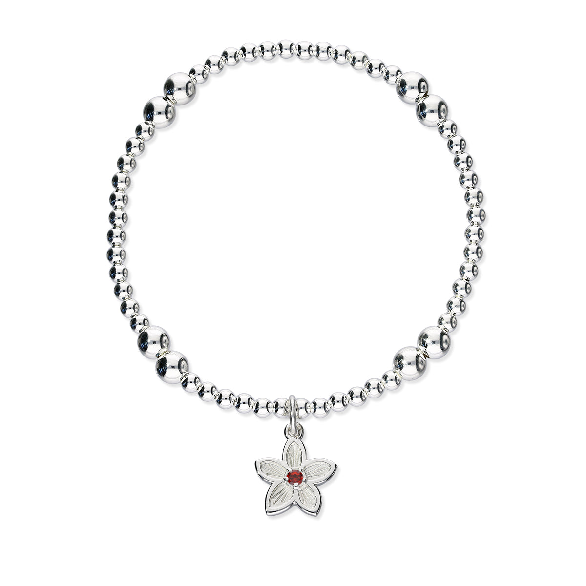 Happy Valley Silver Stretch Bracelet SSBL12