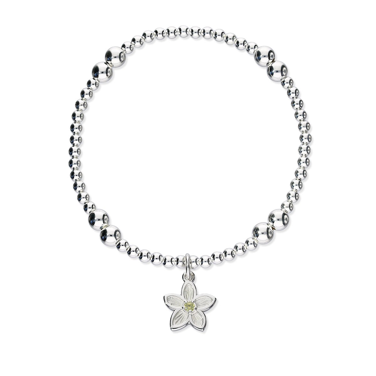 Happy Valley Silver Stretch Bracelet SSBL12
