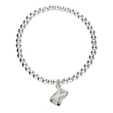Saltire Silver Stretch Bracelet SSBL13