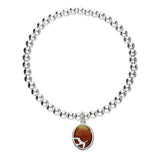 Georgia Allan Silver Stretch Enamel Bracelet SSEBL01