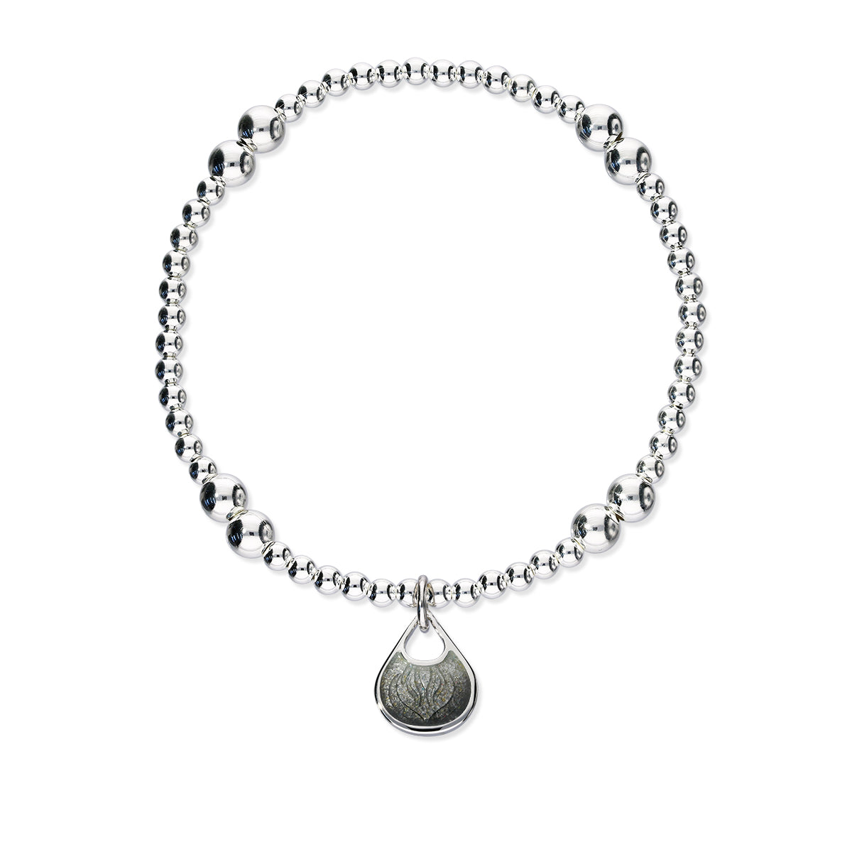 Elements Silver Stretch Enamel Bracelet SSEBL07