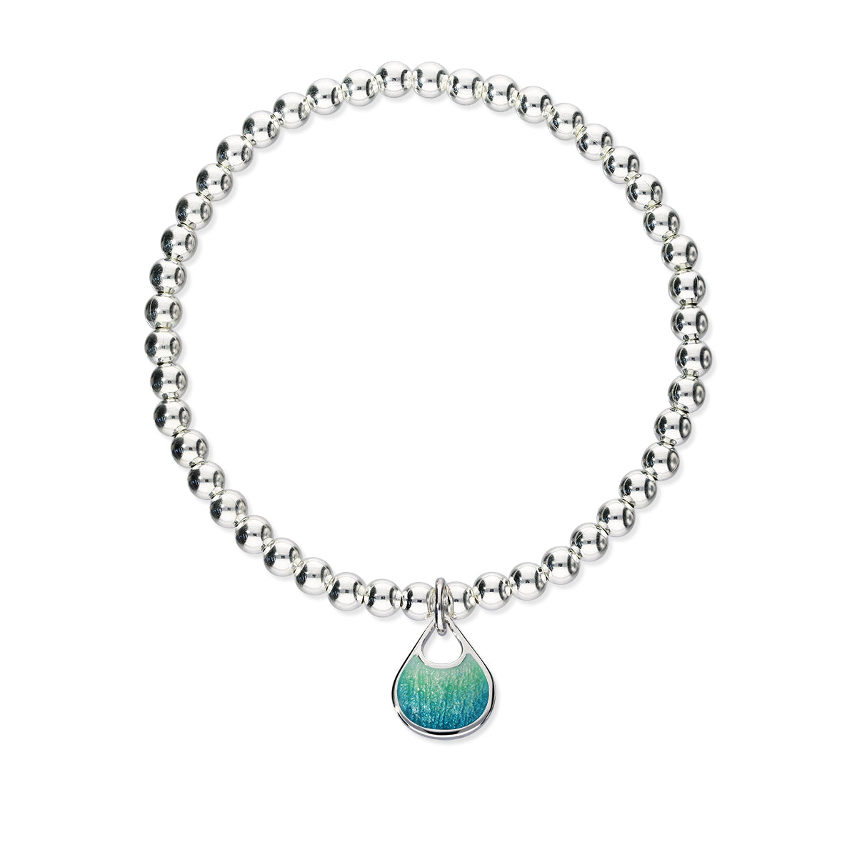 Elements Silver Stretch Enamel Bracelet SSEBL08